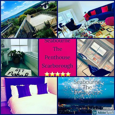 Seabourne Beautiful 4th Floor Penthouse With Amazing Coastal & Lighthouse View * סקארבורו